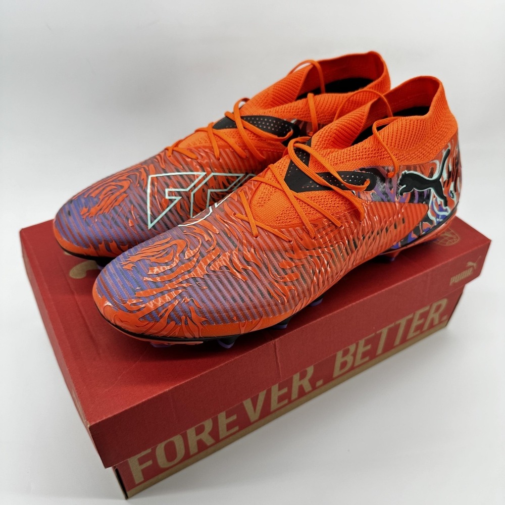 PUMA Future 6 Pro Crea FG/AG Shoes Mens Size 11.5 Orange Soccer Cleats 108650 01